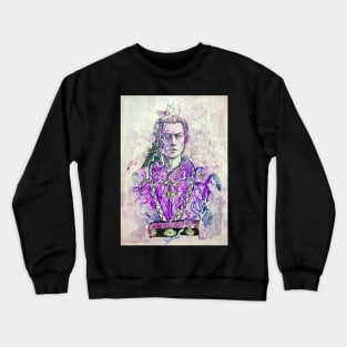 Jiang Cheng (The Untamed) - mixed media drawing Crewneck Sweatshirt